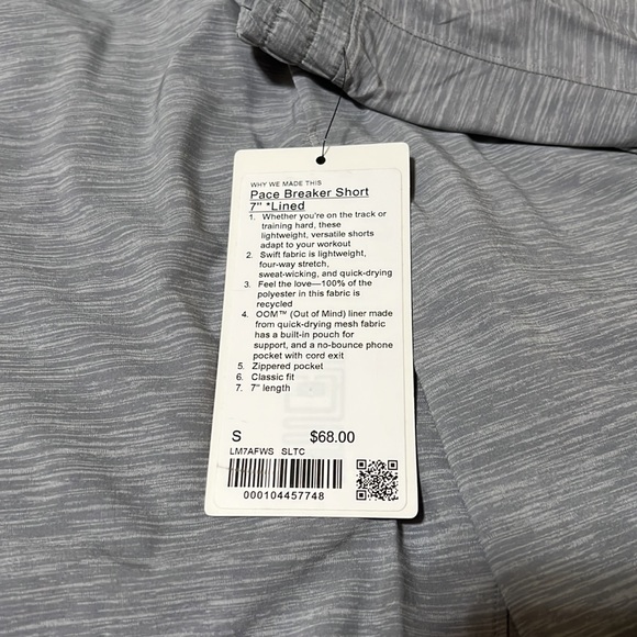 Lululemon Pace Breaker Short 7” Lined - Picture 4 of 6